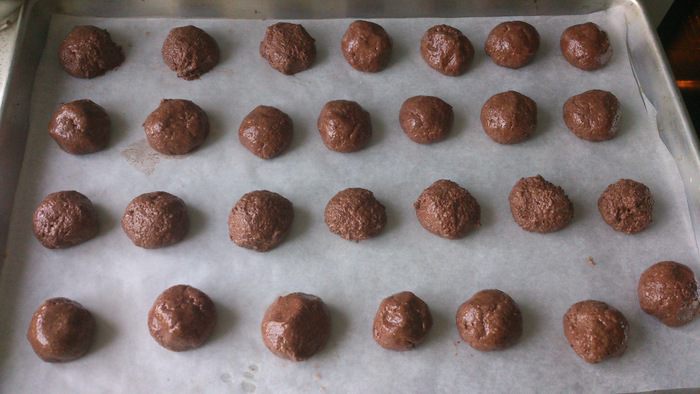 Орехово-шоколадное печенье