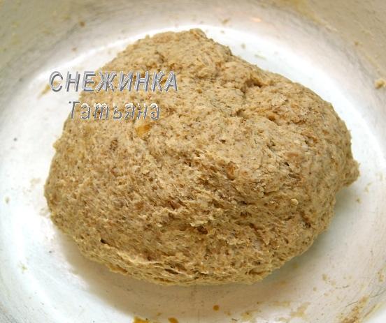 Ароматный хлебец на кефире с грецкими орехами