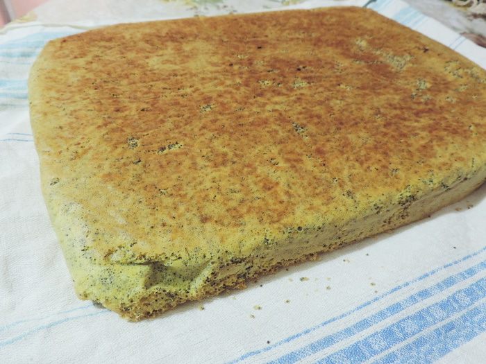Маково-апельсиновый торт