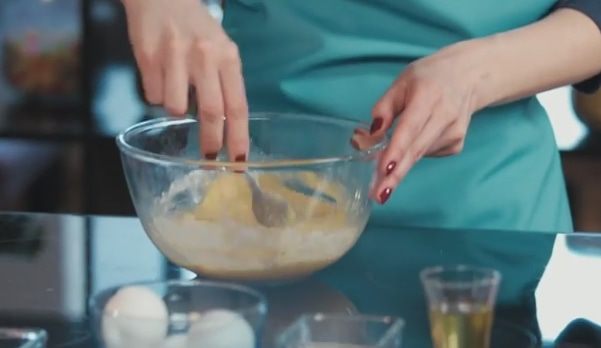 Французский омлет с кабачком