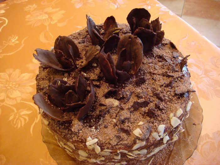 Торт &amp;quot;Шоколадные тюльпаны&amp;quot;
