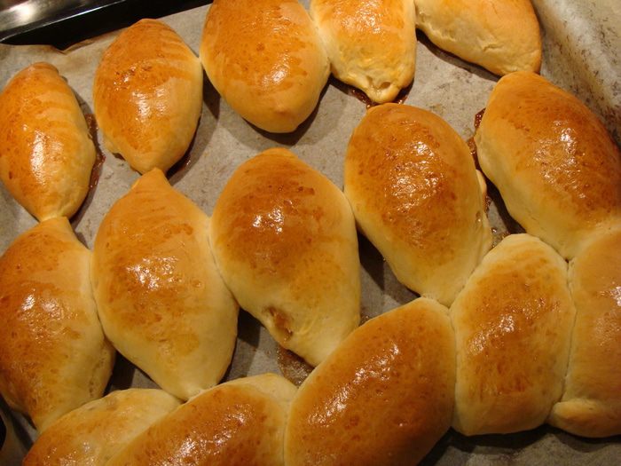 Пирожки с яблочно-лимонной начинкой