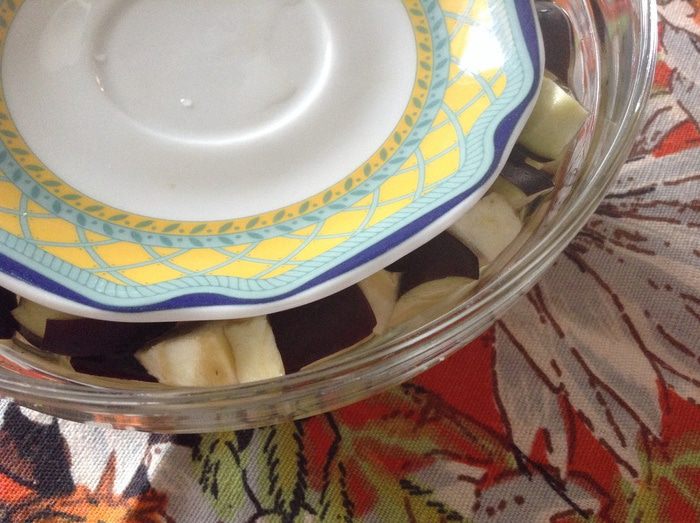 Пирог с баклажанами