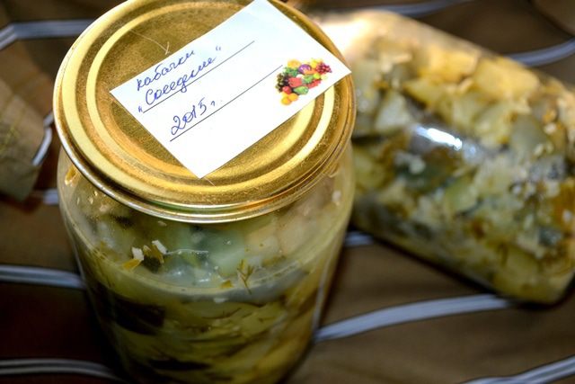 Салат из кабачков &amp;quot;Соседские&amp;quot;