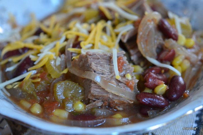 Текс-мекс говяжий с сальсой