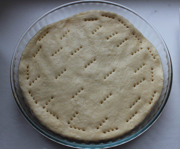 Пирог с яблоками и клюквой