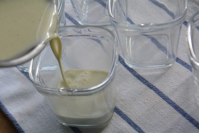 Фисташковая панна котта с мандаринами