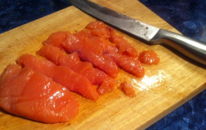 Блинные рулетики с семгой &amp;quot;Проводы Зимы и встреча Весны&amp;quot;