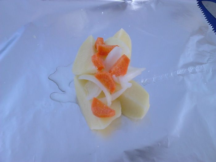 Картошка на природе