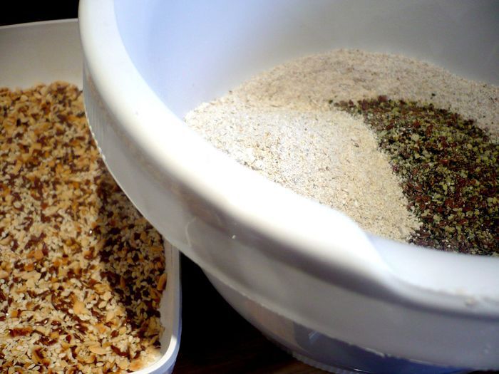 Хлебцы с разноцветным кремом