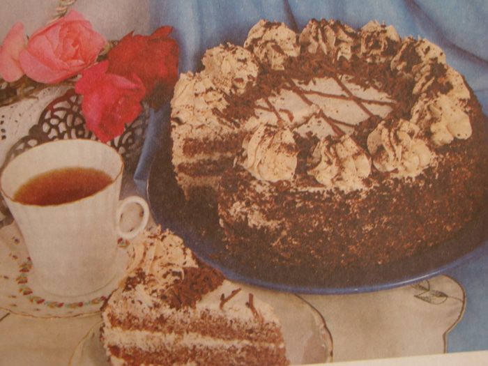 Торт &amp;quot;Кофе, сливки, шоколад&amp;quot;