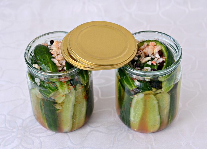 Маринованные огурчики в собственном соку