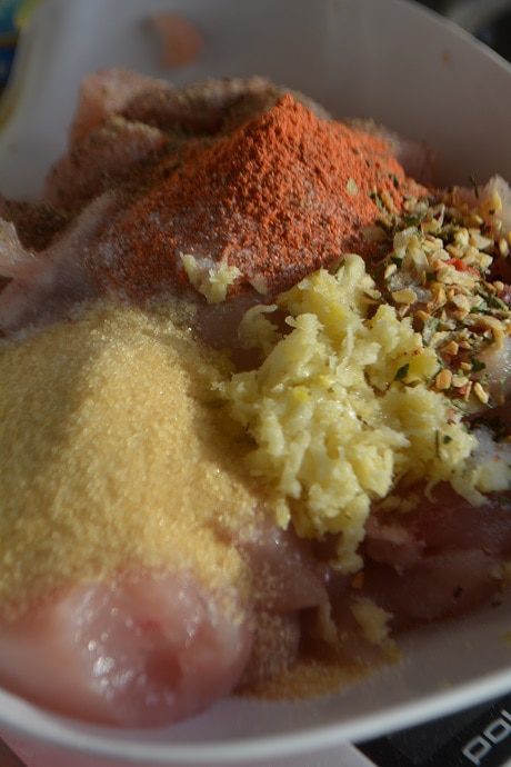 Куриный рулет с паприкой