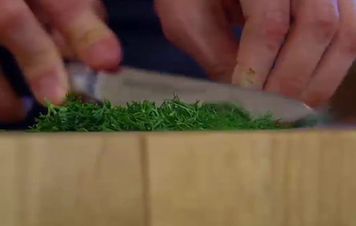 Ризотто с раковыми шейками