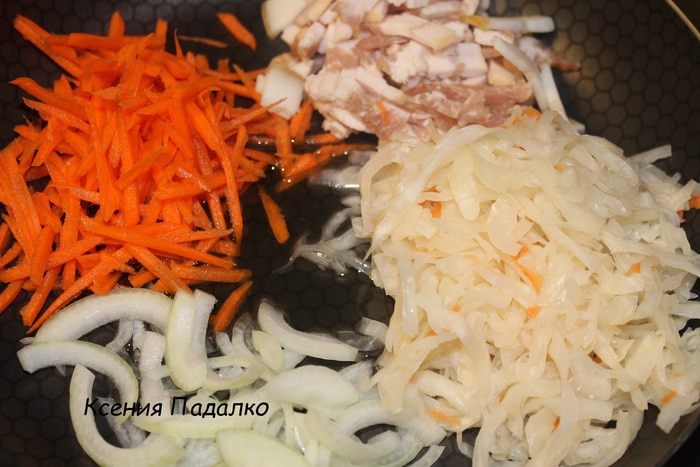 Рис с солянкой из капусты