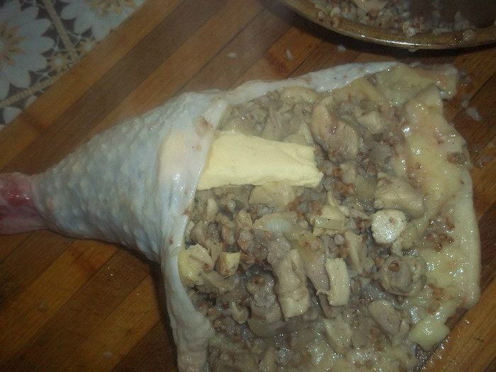 Фаршированный окорочок 