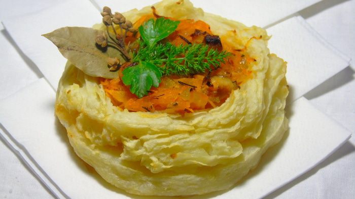 Пряная закуска с жареной малосольной сельдью 