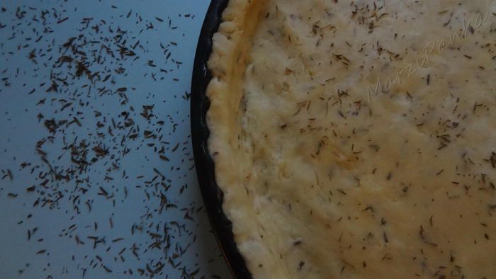 Сырное тесто с тимьяном (основа для несладких тартов, пирогов и тарталеток)