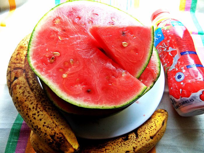 Бананово-арбузный смузи