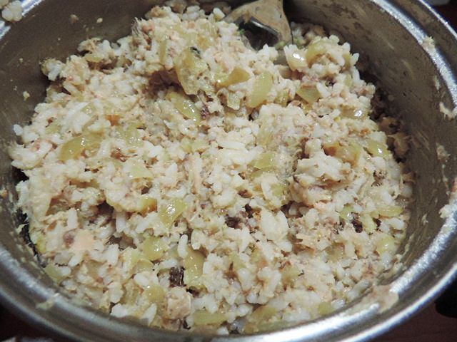 Трехслойная кулебяка &amp;quot;Золотая рыбка&amp;quot;