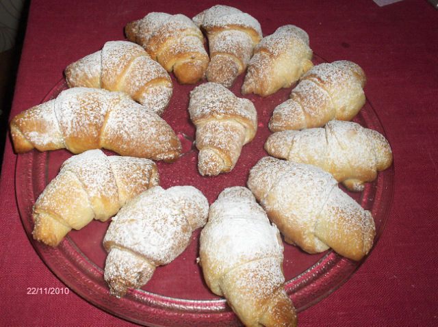 Рогалики дрожжевые