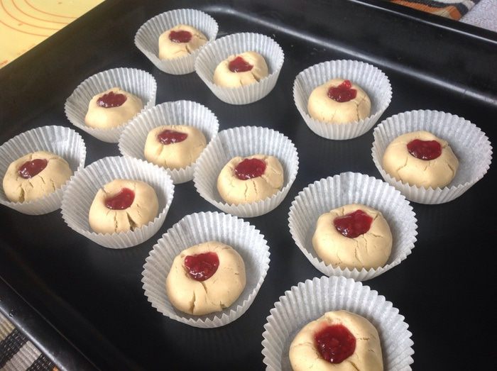 Печенье &amp;quot;Малиновые пещеры&amp;quot; (Hallongrottor)