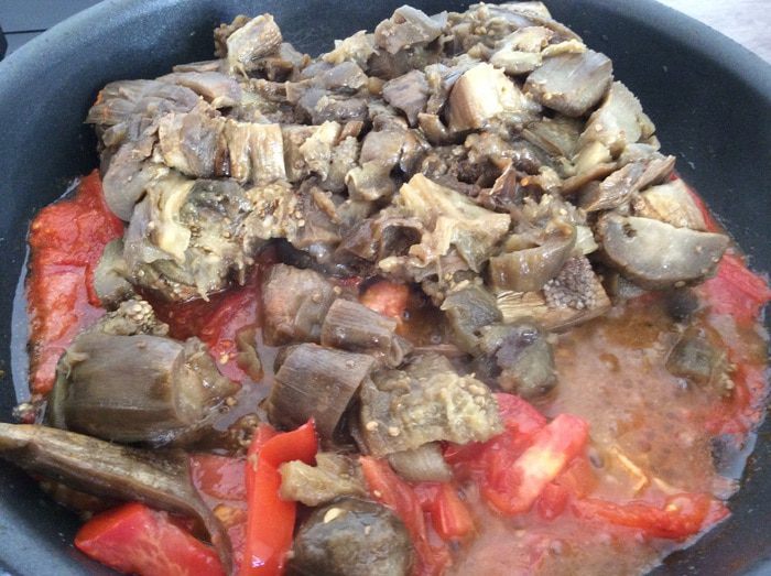 Баклажаны с кускусом