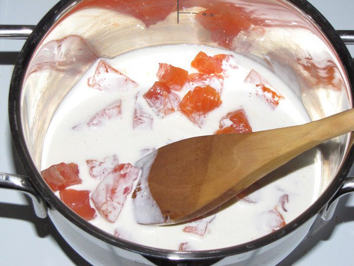 Мусс из копченого лосося