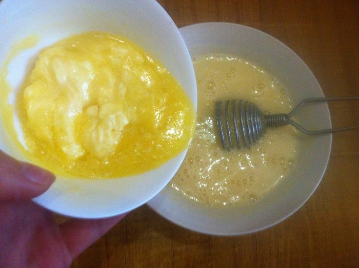 Манник шоколадный с халвой