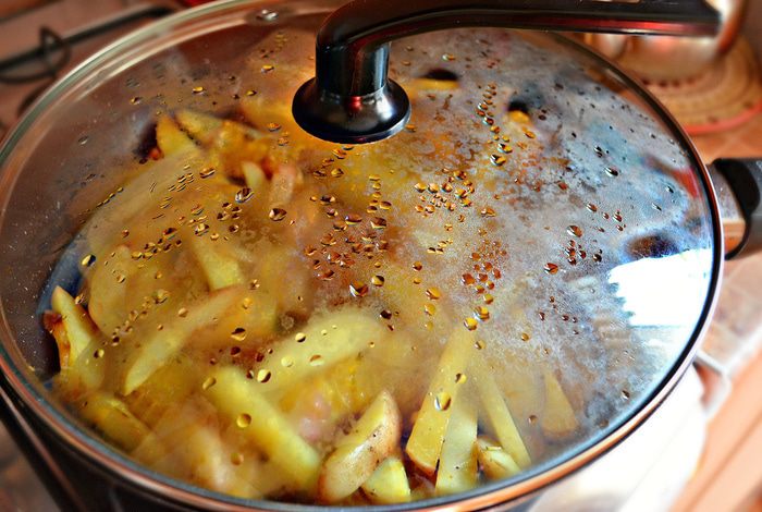 Картофель, запечённый с апельсином