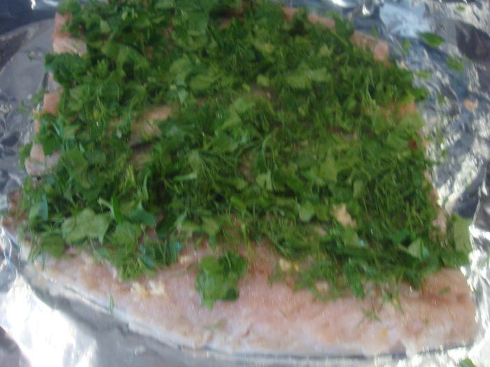 Рулет из скумбрии