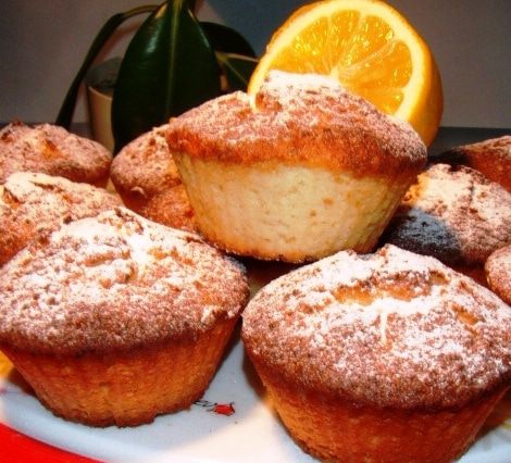 Творожно-лимонные маффины