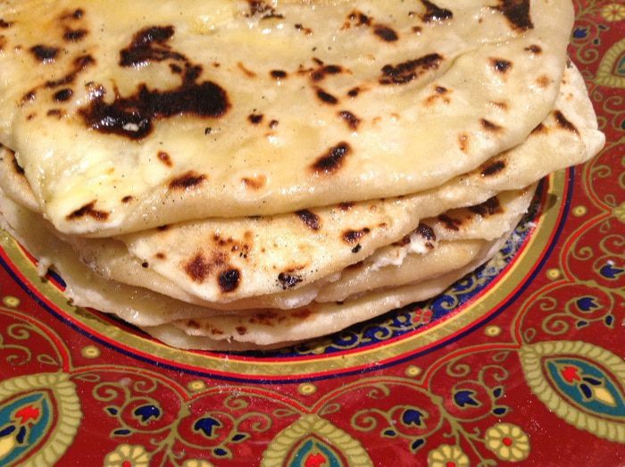 Лепешки с брынзой
