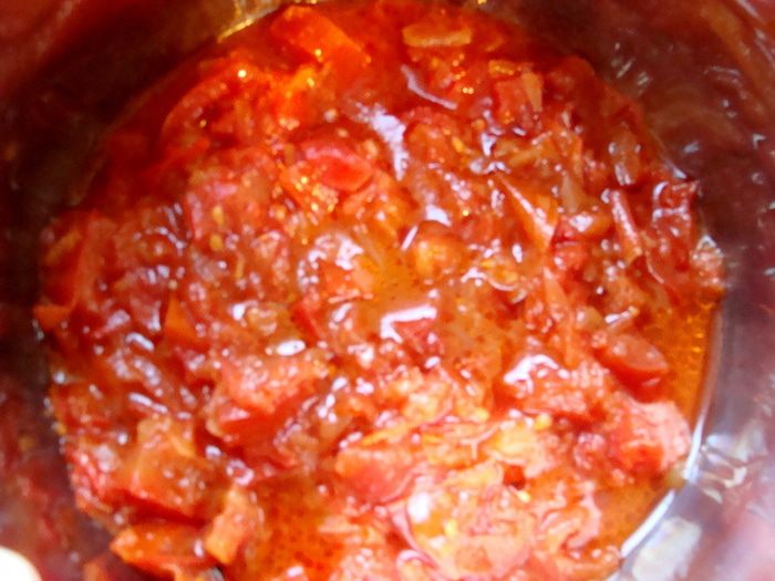 Азу из креветок с тофу и пикантным гарниром