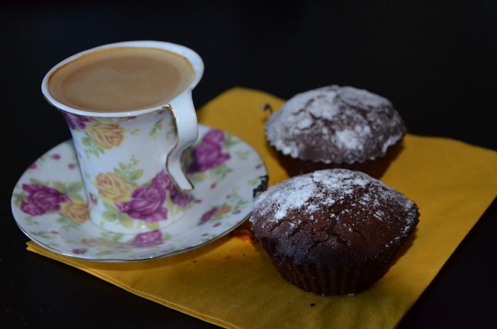 Брауни со смородиной