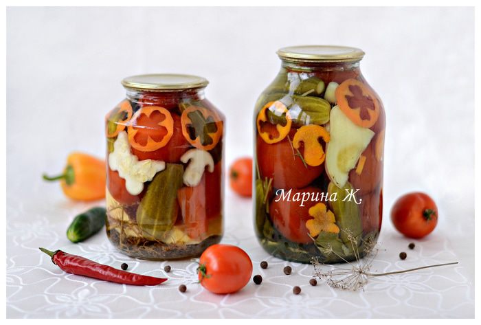 Маринованные овощи &amp;quot;Лето в банке&amp;quot;