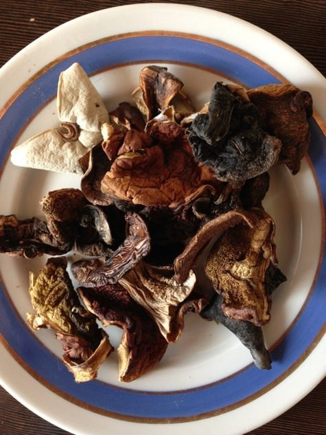 Грибной суп с ушками