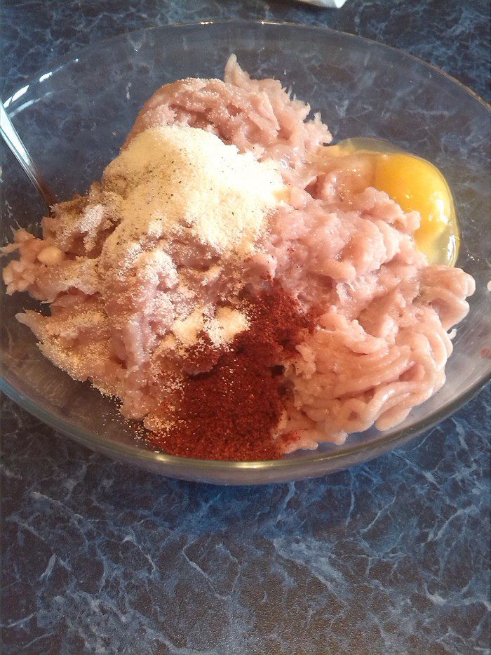 Домашняя куриная колбаска