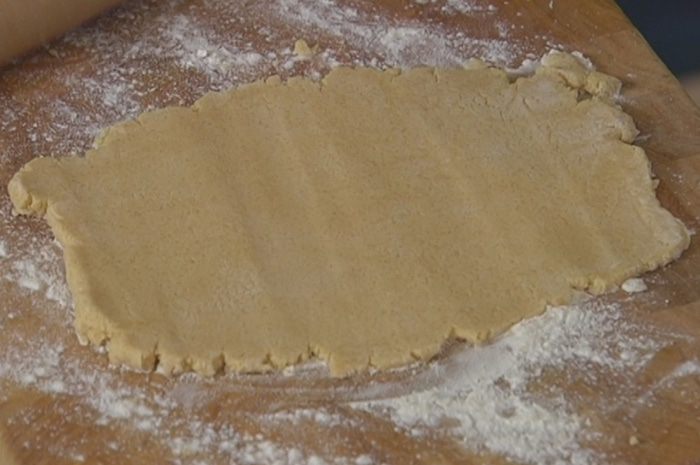 Печенье с малиновым джемом