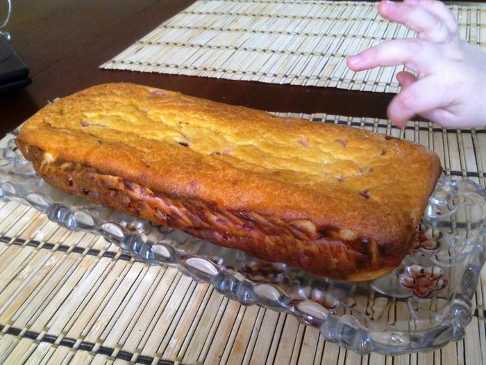 Творожник с вишней