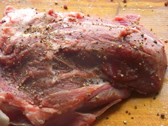 Телятина в вишневом маринаде