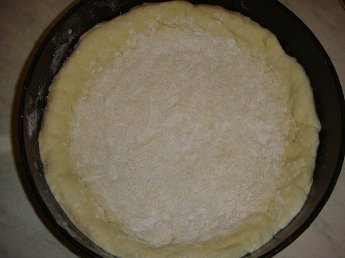 Пирог с яблоками в сливках