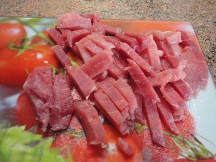 &amp;quot;Гнездо&amp;quot; с пряным мясом