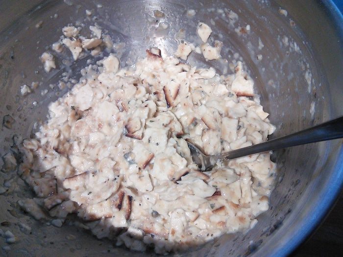 Оладушки из мацы 