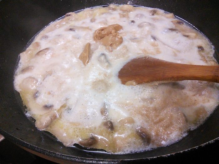 Быстрый куриный гуляш в арахисовом соусе