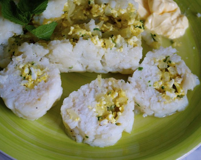 Лосось с ананасовой сальсой