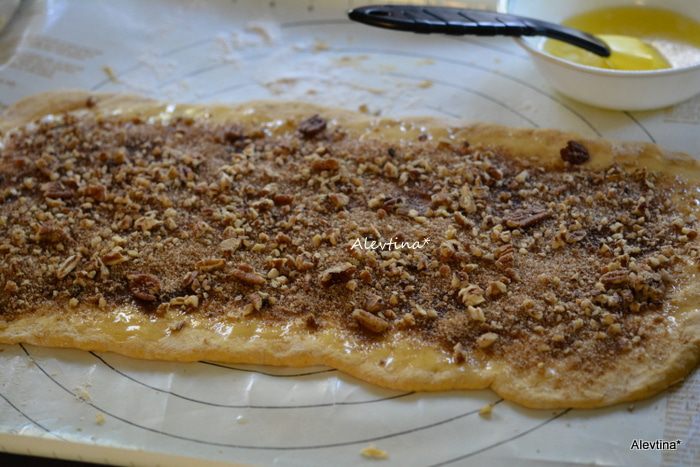 Тыквенные булочки с пеканом