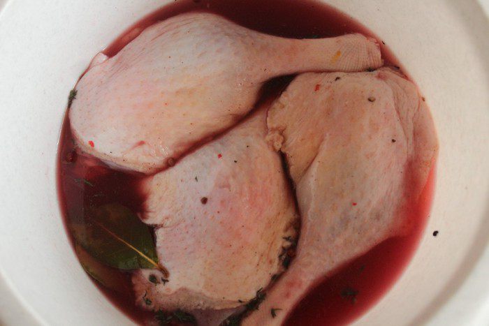 Утка в глинтвейн-маринаде