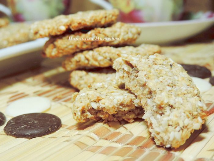 Постное энергетическое печенье &amp;quot;Фитнес&amp;quot;