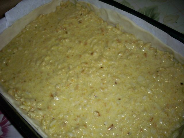 Орехово-шоколадный пирог 